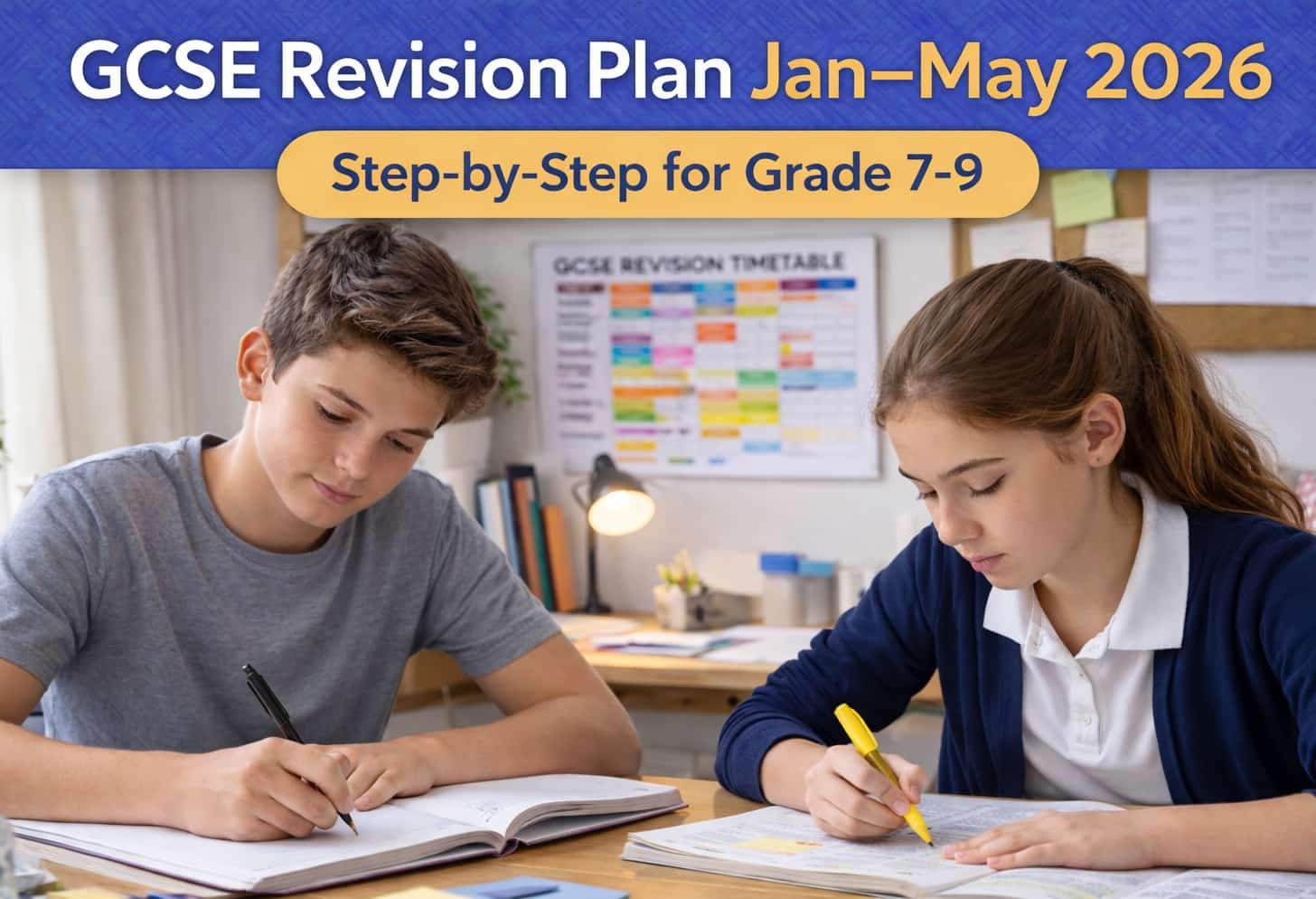 GCSE Revision Plan Jan–May 2026 (Step-by-Step for Grade 7–9)